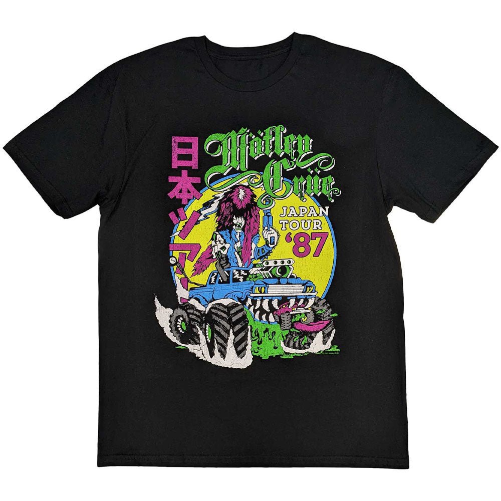 MOTLEY CRUE モトリークルー (来日 40周年 ) - Girls Girls Girls Japanese Tour '87 / Tシャツ / メンズ - PGS